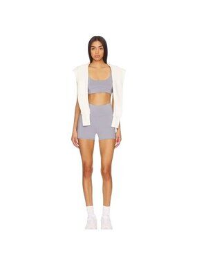 WellBeing + BeingWell Sports Bra in Windy Gray